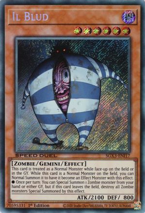 Il Blud (Secret Rare) (SGX3-ENI17) - Speed Duel GX: Duelists of Shadows 1st Edition Speed Duel GX: Duelists of Shadows Yugioh Single Squirtle Squad Card Shop.