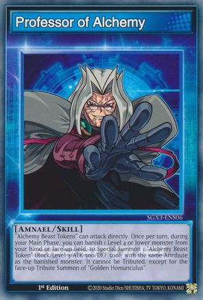 Professor of Alchemy (SGX3-ENS06) - Speed Duel GX: Duelists of Shadows 1st Edition Speed Duel GX: Duelists of Shadows Yugioh Single Squirtle Squad Card Shop.