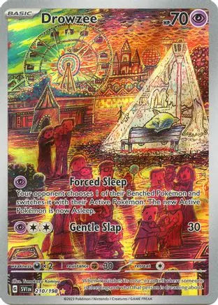 Drowzee 210/198 - Holofoil SV01 Scarlet & Violet Base Set - Illustration Rare SV01: Scarlet & Violet Base Set Pokemon Single Squirtle Squad Card Shop.