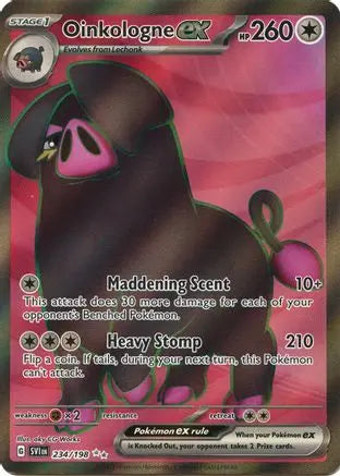Scarlet & Violet - Base Set - Oinkologne ex 234/198 - clean card image