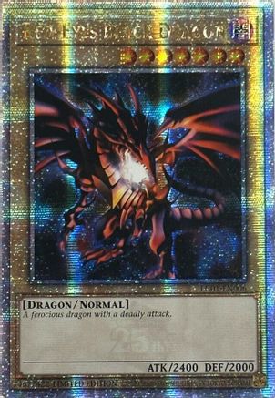 Red-Eyes Black Dragon (Quarter Century Secret Rare) (LC01-EN006) - Legendary Collection: 25th Anniversary Edition Limited Legendary Collection: 25th Anniversary Edition Yugioh Single Squirtle Squad Card Shop.