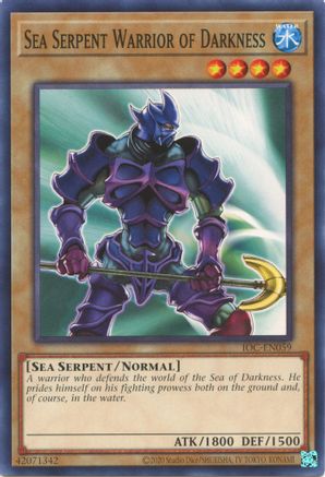 Sea Serpent Warrior of Darkness (IOC-EN059) - Invasion of Chaos (25th Anniversary Edition) Unlimited Invasion of Chaos (25th Anniversary Edition) Yugioh Single Squirtle Squad Card Shop.