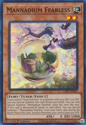 Mannadium Fearless (CYAC-EN013) - Cyberstorm Access 1st Edition Cyberstorm Access Yugioh Single Squirtle Squad Card Shop.