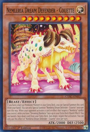 Nemleria Dream Defender - Couette (CYAC-EN017) - Cyberstorm Access 1st Edition Cyberstorm Access Yugioh Single Squirtle Squad Card Shop.