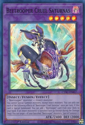 Beetrooper Cruel Saturnas (CYAC-EN037) - Cyberstorm Access 1st Edition Cyberstorm Access Yugioh Single Squirtle Squad Card Shop.