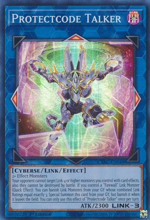 Protectcode Talker (CYAC-EN048) - Cyberstorm Access 1st Edition Cyberstorm Access Yugioh Single Squirtle Squad Card Shop.