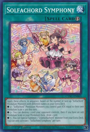 Solfachord Symphony (CYAC-EN065) - Cyberstorm Access 1st Edition Cyberstorm Access Yugioh Single Squirtle Squad Card Shop.