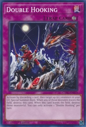 Double Hooking (CYAC-EN079) - Cyberstorm Access 1st Edition Cyberstorm Access Yugioh Single Squirtle Squad Card Shop.
