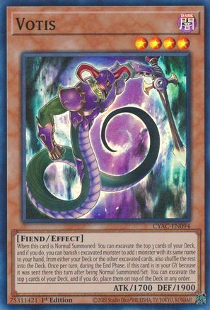 Votis (CYAC-EN094) - Cyberstorm Access 1st Edition Cyberstorm Access Yugioh Single Squirtle Squad Card Shop.