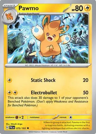 Pawmo 075 SV02 Paldea Evolved - Uncommon