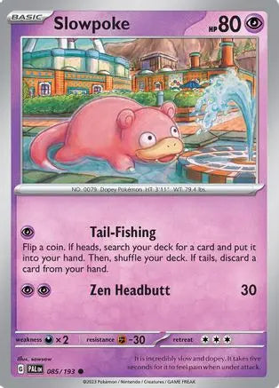 Slowpoke 085 SV02 Paldea Evolved - Common