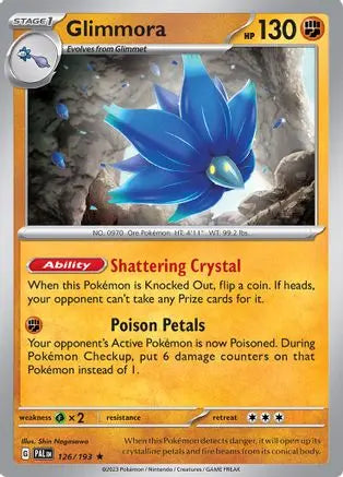 Glimmora 126 - Reverse Holofoil SV02 Paldea Evolved - Rare
