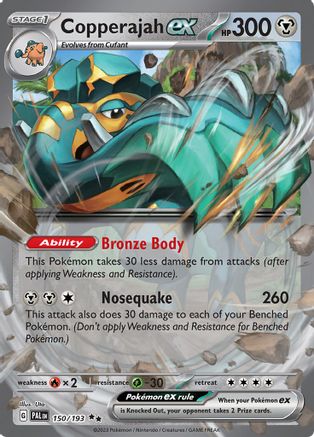 Pokémon TCG – Copperajah ex 150/193 – Paldea Evolved – Double Rare
