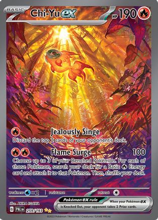 Chi-Yu ex 259/193 – Paldea Evolved – Special Illustration Rare Pokémon Card