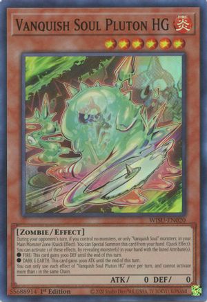Vanquish Soul Pluton HG (WISU-EN020) - Wild Survivors 1st Edition Wild Survivors Yugioh Single Squirtle Squad Card Shop.