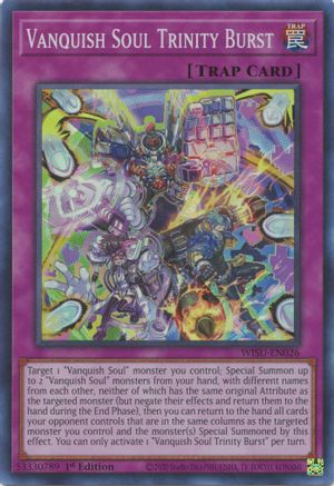 Vanquish Soul Trinity Burst (WISU-EN026) - Wild Survivors 1st Edition Wild Survivors Yugioh Single Squirtle Squad Card Shop.