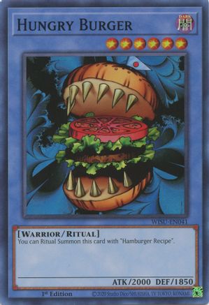 Hungry Burger (WISU-EN041) - Wild Survivors 1st Edition Wild Survivors Yugioh Single Squirtle Squad Card Shop.