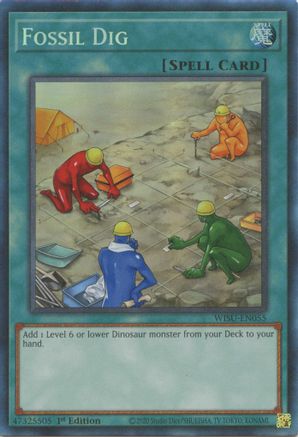 Fossil Dig (CR) (WISU-EN055) - Wild Survivors 1st Edition Wild Survivors Yugioh Single Squirtle Squad Card Shop.