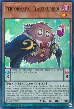 Performapal Classikuriboh (BLMR-EN031) - Battles of Legend: Monstrous Revenge 1st Edition Battles of Legend: Monstrous Revenge Yugioh Single Squirtle Squad Card Shop.