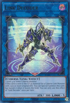 Link Decoder (BLMR-EN013) - Battles of Legend: Monstrous Revenge 1st Edition Battles of Legend: Monstrous Revenge Yugioh Single Squirtle Squad Card Shop.