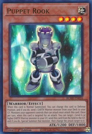 Puppet Rook (BLMR-EN016) - Battles of Legend: Monstrous Revenge 1st Edition Battles of Legend: Monstrous Revenge Yugioh Single Squirtle Squad Card Shop.