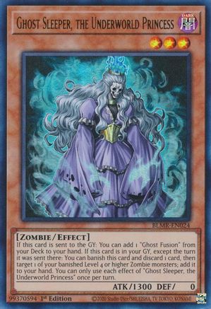 Ghost Sleeper, the Underworld Princess (BLMR-EN024) - Battles of Legend: Monstrous Revenge 1st Edition Battles of Legend: Monstrous Revenge Yugioh Single Squirtle Squad Card Shop.