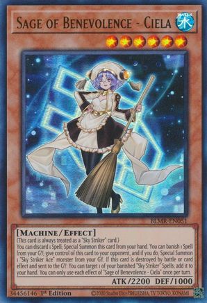 Sage of Benevolence - Ciela (BLMR-EN051) - Battles of Legend: Monstrous Revenge 1st Edition Battles of Legend: Monstrous Revenge Yugioh Single Squirtle Squad Card Shop.