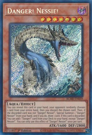 Danger! Nessie! (BLMR-EN059) - Battles of Legend: Monstrous Revenge 1st Edition Battles of Legend: Monstrous Revenge Yugioh Single Squirtle Squad Card Shop.