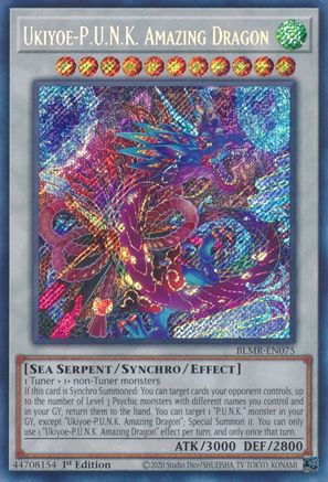 Ukiyoe-P.U.N.K. Amazing Dragon (BLMR-EN075) - Battles of Legend: Monstrous Revenge 1st Edition Battles of Legend: Monstrous Revenge Yugioh Single Squirtle Squad Card Shop.