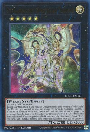 Stellarknight Constellar Diamond (BLMR-EN082) - Battles of Legend: Monstrous Revenge 1st Edition Battles of Legend: Monstrous Revenge Yugioh Single Squirtle Squad Card Shop.