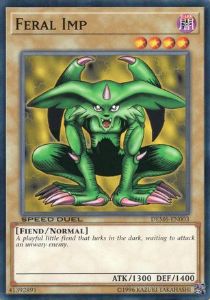 Feral Imp (DEM6-EN003) - Speed Duel Demo Deck 2020 Unlimited Speed Duel Demo Deck 2020 Yugioh Single Squirtle Squad Card Shop.