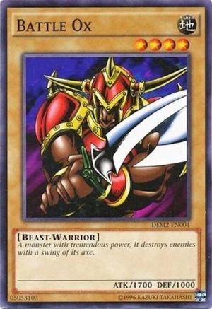 Battle Ox (DEM6-EN004) - Speed Duel Demo Deck 2020 Unlimited Speed Duel Demo Deck 2020 Yugioh Single Squirtle Squad Card Shop.