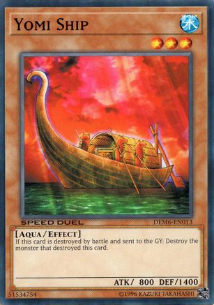 Yomi Ship (DEM6-EN013) - Speed Duel Demo Deck 2020 Unlimited Speed Duel Demo Deck 2020 Yugioh Single Squirtle Squad Card Shop.
