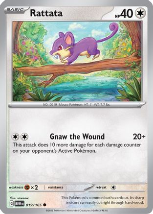 Rattata 019 SV Scarlet & Violet 151 - Common SV: Scarlet & Violet 151 Pokemon Single Squirtle Squad Card Shop.
