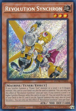 Revolution Synchron (DUNE-EN002) - Duelist Nexus 1st Edition Duelist Nexus Yugioh Single Squirtle Squad Card Shop.