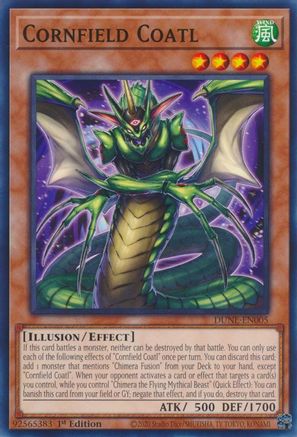 Cornfield Coatl (DUNE-EN005) - Duelist Nexus 1st Edition Duelist Nexus Yugioh Single Squirtle Squad Card Shop.