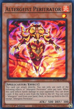 Altergeist Peritrator (DUNE-EN010) - Duelist Nexus 1st Edition Duelist Nexus Yugioh Single Squirtle Squad Card Shop.