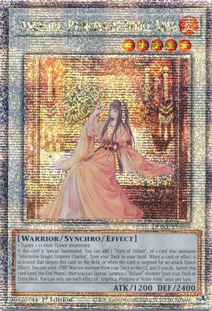 Angelica, Princess of Noble Arms (Quarter Century Secret Rare) (DUNE-EN040) - Duelist Nexus 1st Edition Duelist Nexus Yugioh Single Squirtle Squad Card Shop.