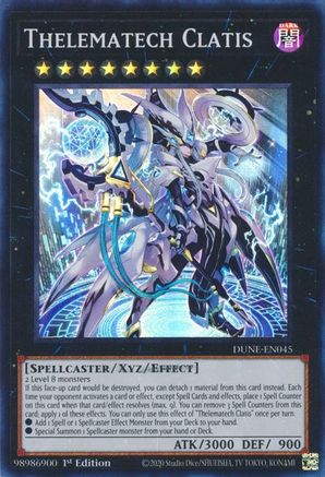Thelematech Clatis (DUNE-EN045) - Duelist Nexus 1st Edition Duelist Nexus Yugioh Single Squirtle Squad Card Shop.