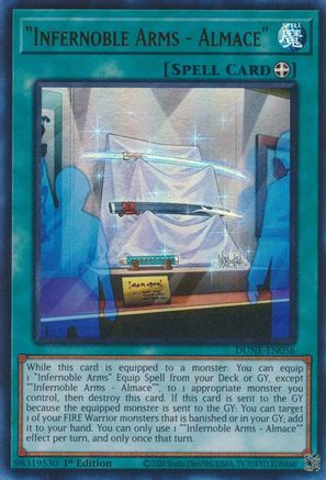 "Infernoble Arms - Almace" (DUNE-EN056) - Duelist Nexus 1st Edition Duelist Nexus Yugioh Single Squirtle Squad Card Shop.