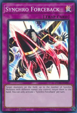 Synchro Forceback (DUNE-EN085) - Duelist Nexus 1st Edition Duelist Nexus Yugioh Single Squirtle Squad Card Shop.
