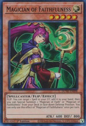 Magician of Faithfulness (DUNE-EN098) - Duelist Nexus 1st Edition Duelist Nexus Yugioh Single Squirtle Squad Card Shop.