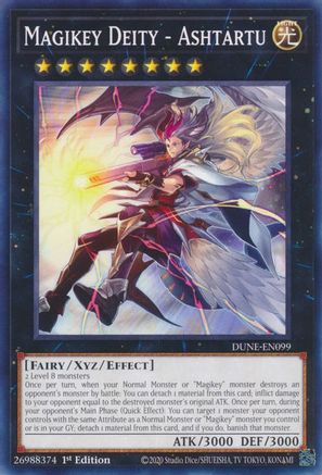 Magikey Deity - Ashtartu (DUNE-EN099) - Duelist Nexus 1st Edition Duelist Nexus Yugioh Single Squirtle Squad Card Shop.