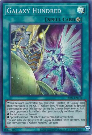Galaxy Hundred (OP22-EN012) - OTS Tournament Pack 22 Unlimited OTS Tournament Pack 22 Yugioh Single Squirtle Squad Card Shop.
