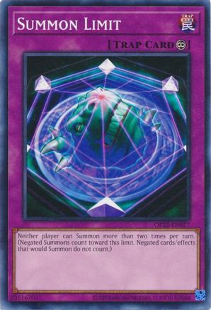 Summon Limit (OP22-EN027) - OTS Tournament Pack 22 Unlimited OTS Tournament Pack 22 Yugioh Single Squirtle Squad Card Shop.