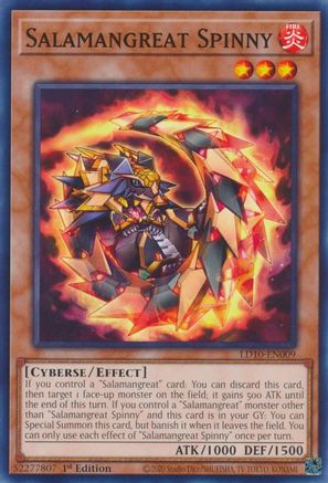 Salamangreat Spinny (LD10-EN009) - Legendary Duelists: Soulburning Volcano 1st Edition Legendary Duelists: Soulburning Volcano Yugioh Single Squirtle Squad Card Shop.