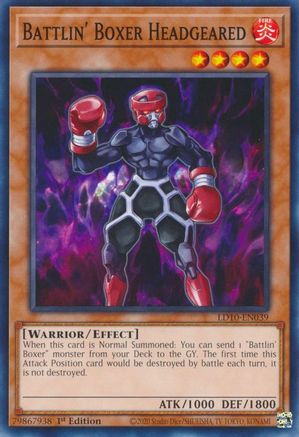 Battlin' Boxer Headgeared (LD10-EN039) - Legendary Duelists: Soulburning Volcano 1st Edition Legendary Duelists: Soulburning Volcano Yugioh Single Squirtle Squad Card Shop.