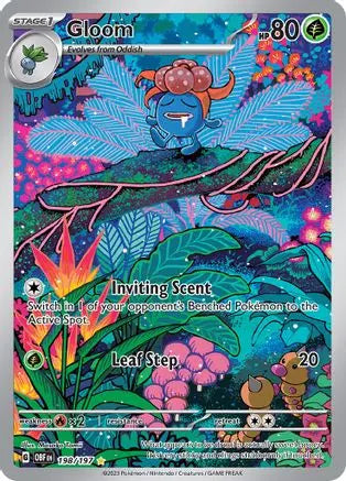 Gloom 198/197 - Holofoil SV03 Obsidian Flames - Illustration Rare SV03: Obsidian Flames Pokemon Single Squirtle Squad Card Shop.