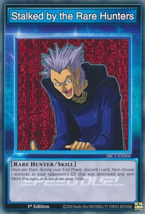 Stalked by the Rare Hunters (SBC1-ENS06) - Speed Duel: Streets of Battle City 1st Edition Speed Duel: Streets of Battle City Yugioh Single Squirtle Squad Card Shop.