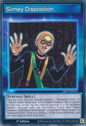 Slimey Disposition (SBC1-ENS16) - Speed Duel: Streets of Battle City 1st Edition Speed Duel: Streets of Battle City Yugioh Single Squirtle Squad Card Shop.